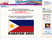 Tablet Screenshot of kabayancentral.com